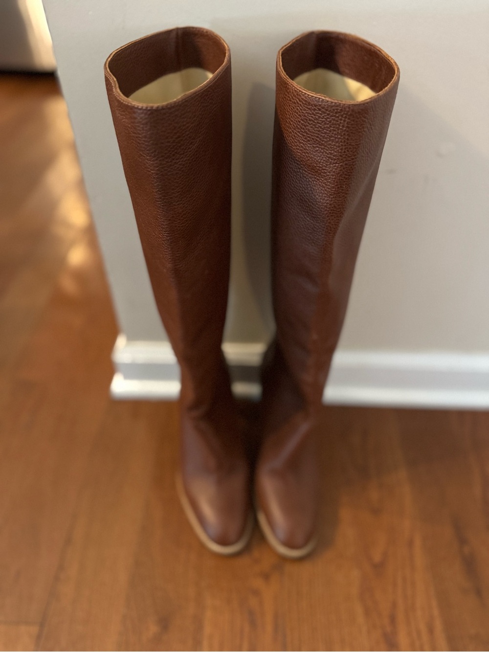 Banana Republic Tall Brown Leather Knee-High Boots